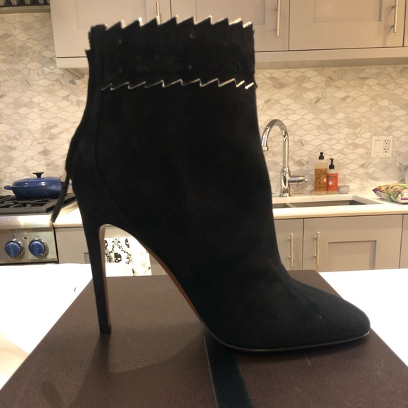 Alaia Booties - Black Suede - Picture 2 of 3